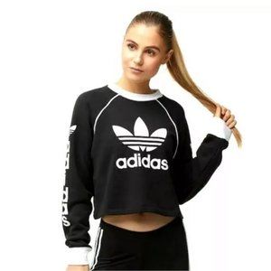 Adidas Cropped Crewneck Sweatshirt